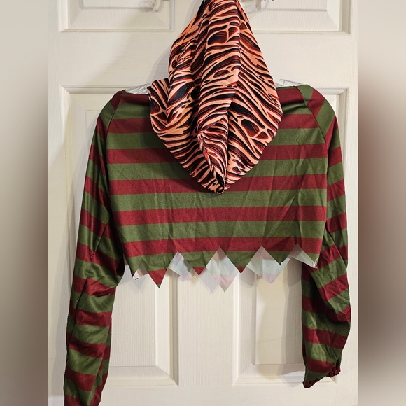 Leg Avenue Dream Killer Size Medium Multicolor Stripes - Picture 7 of 14